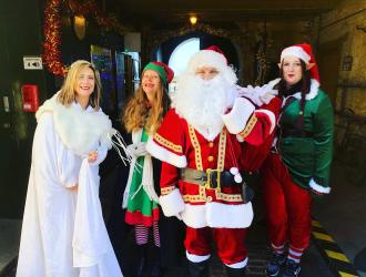 Father Christmas, Snow queen and elves